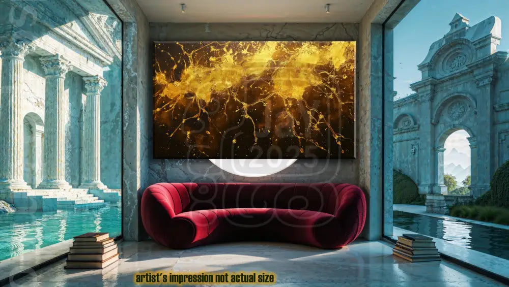 Golden Rain 70cm x 100cm, 27.6inches x 39.4inches / Print only Giclée