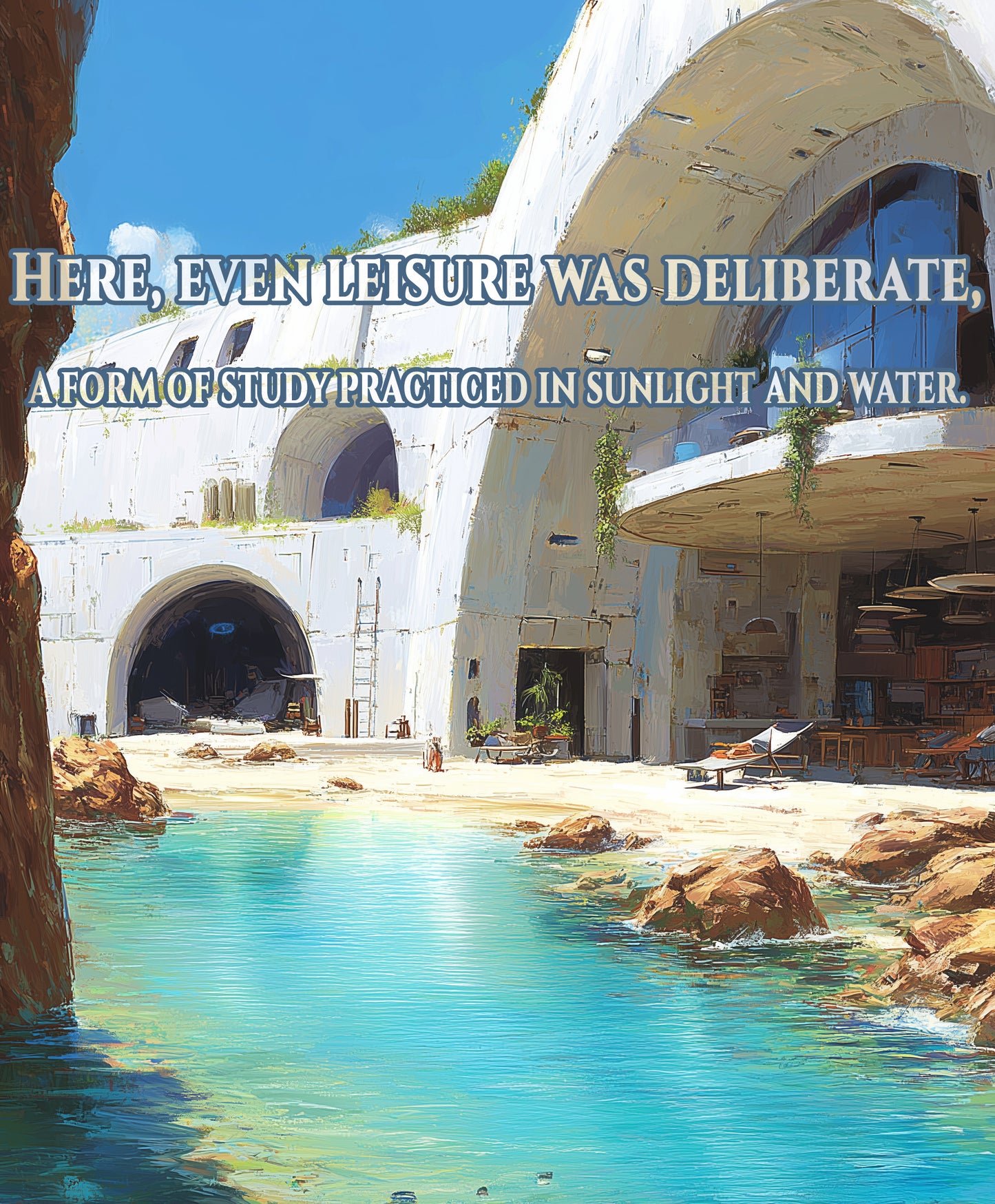 Aegean Sentinel | Futuristic Serpent Wall Art Print