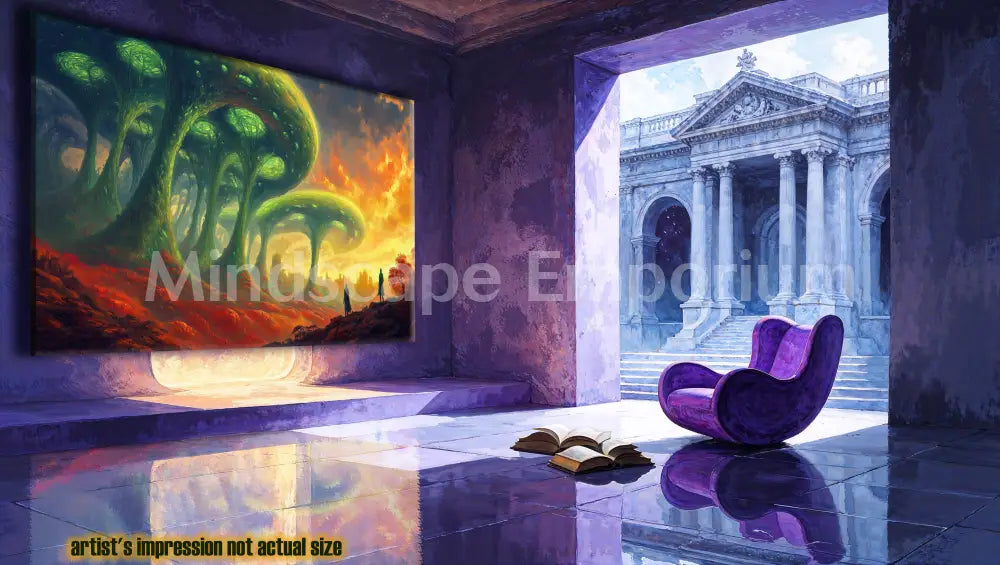 Greenscape 70cm x 100cm, 27.6inches x 39.4inches / Print only Giclée