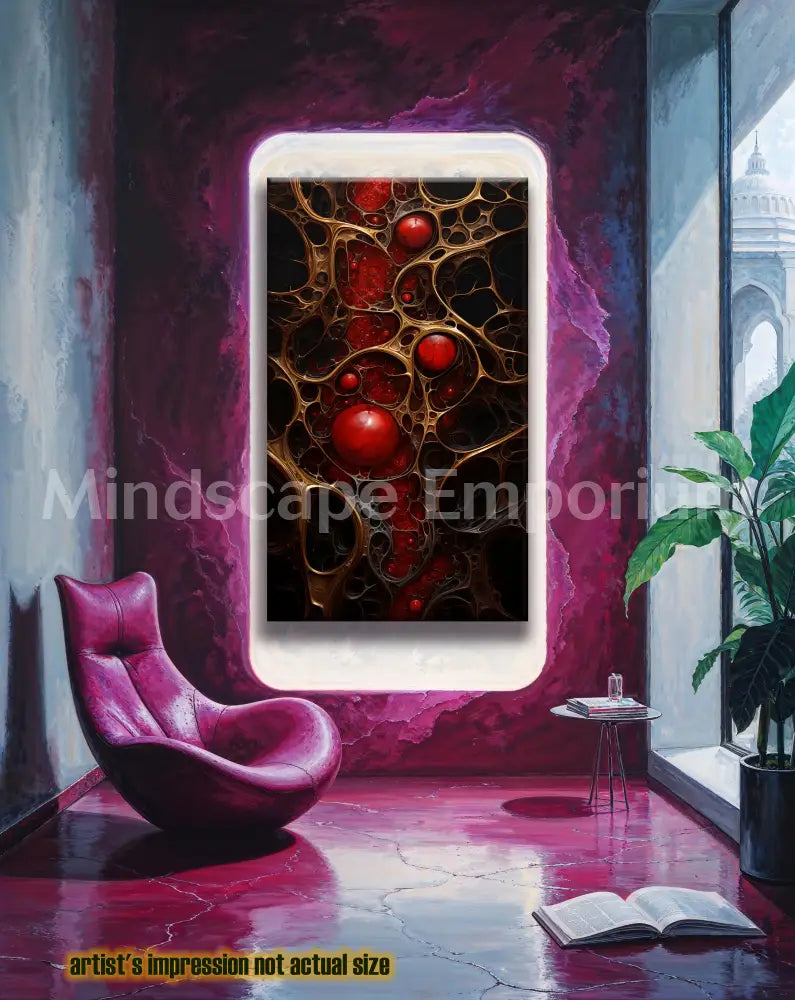 Golden REd Catch 70cm x 100cm, 27.6inches x 39.4inches / Print only Giclée