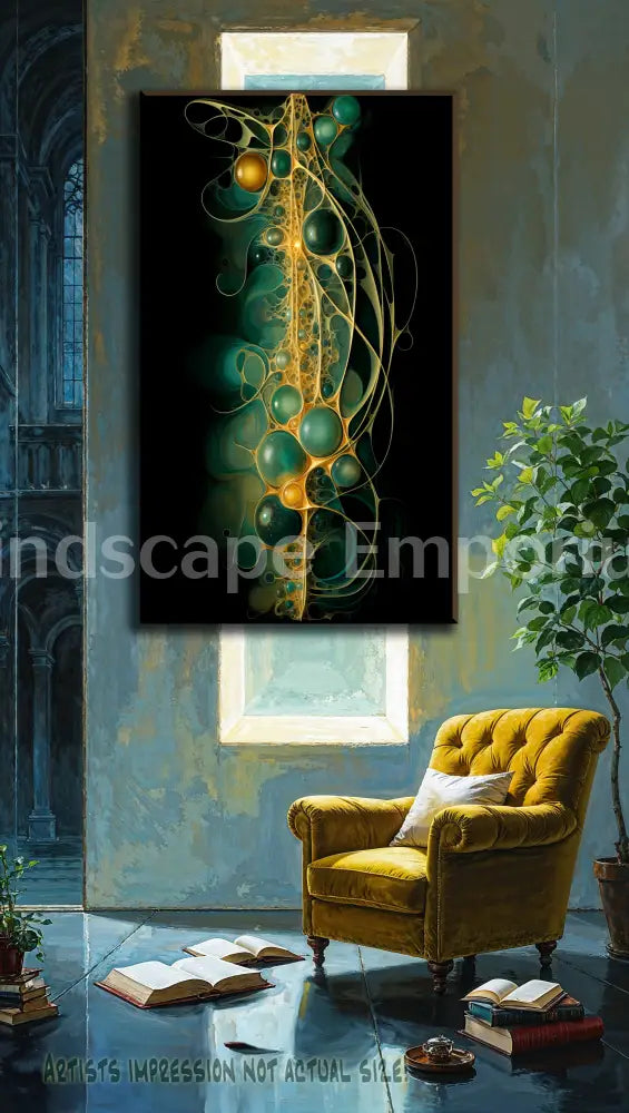 Emerald Ascent 70cm x 100cm, 27.6inches x 39.4inches / Print only Giclée