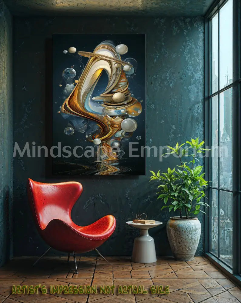 Quantum Flow 70cm x 100cm, 27.6inches x 39.4inches / Print only Giclée