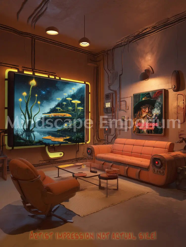 Starlight Habitat 70cm x 100cm, 27.6inches x 39.4inches / Print only Giclée