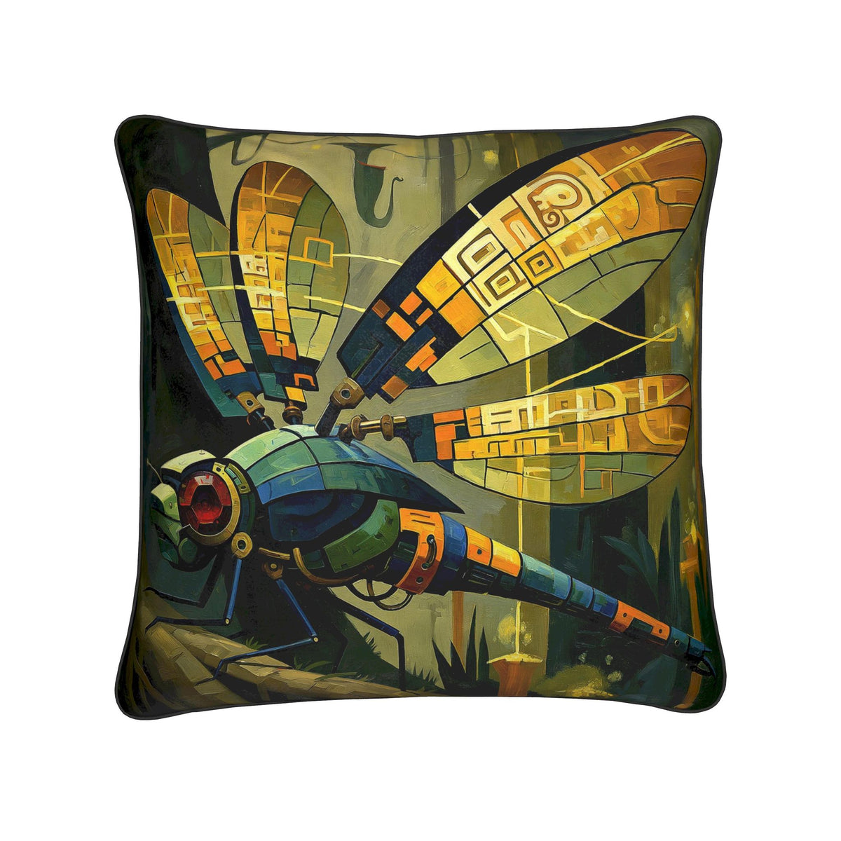 Archive Glyphwings | Machine Rainforest Cushion