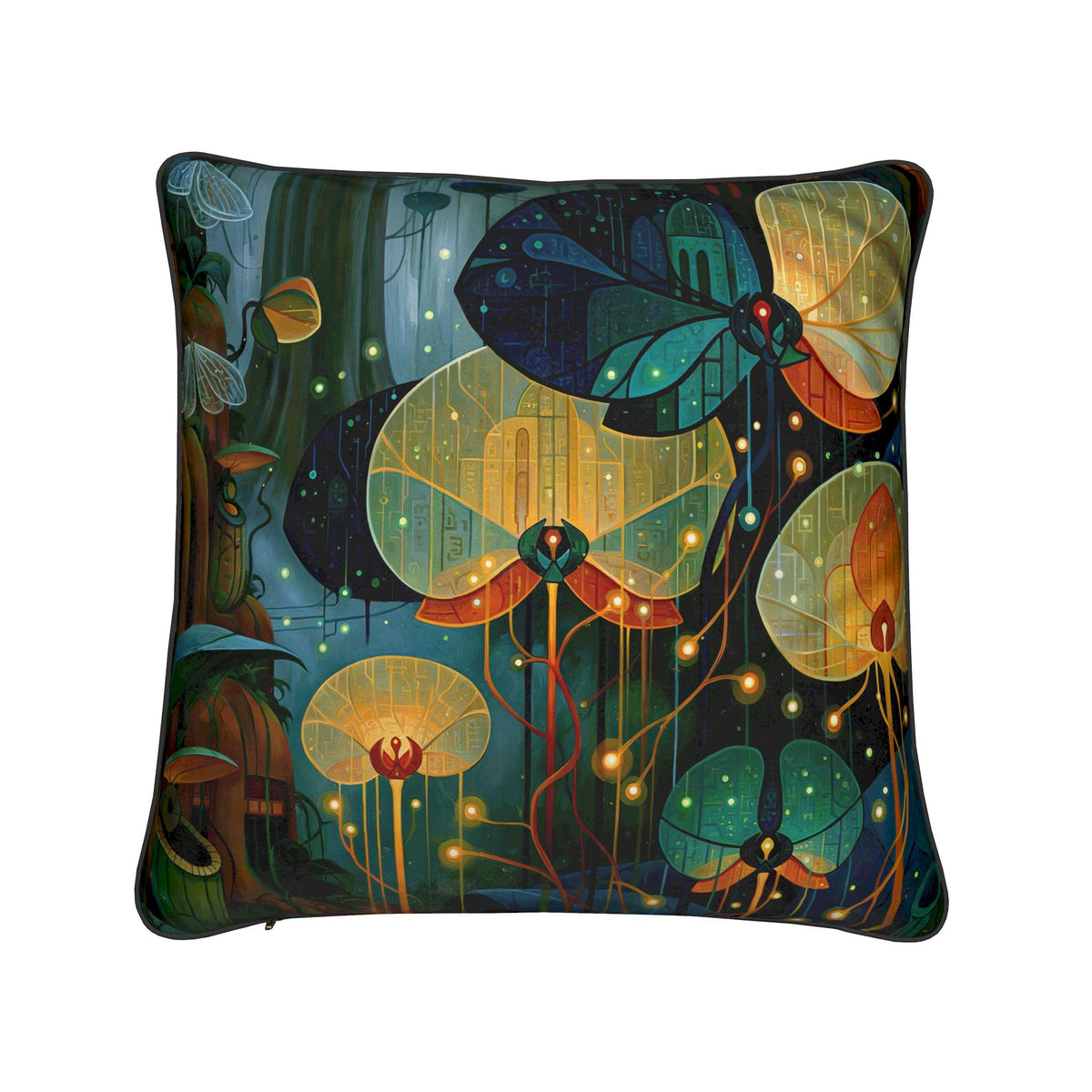 Archive Glyphwings | Machine Rainforest Cushion