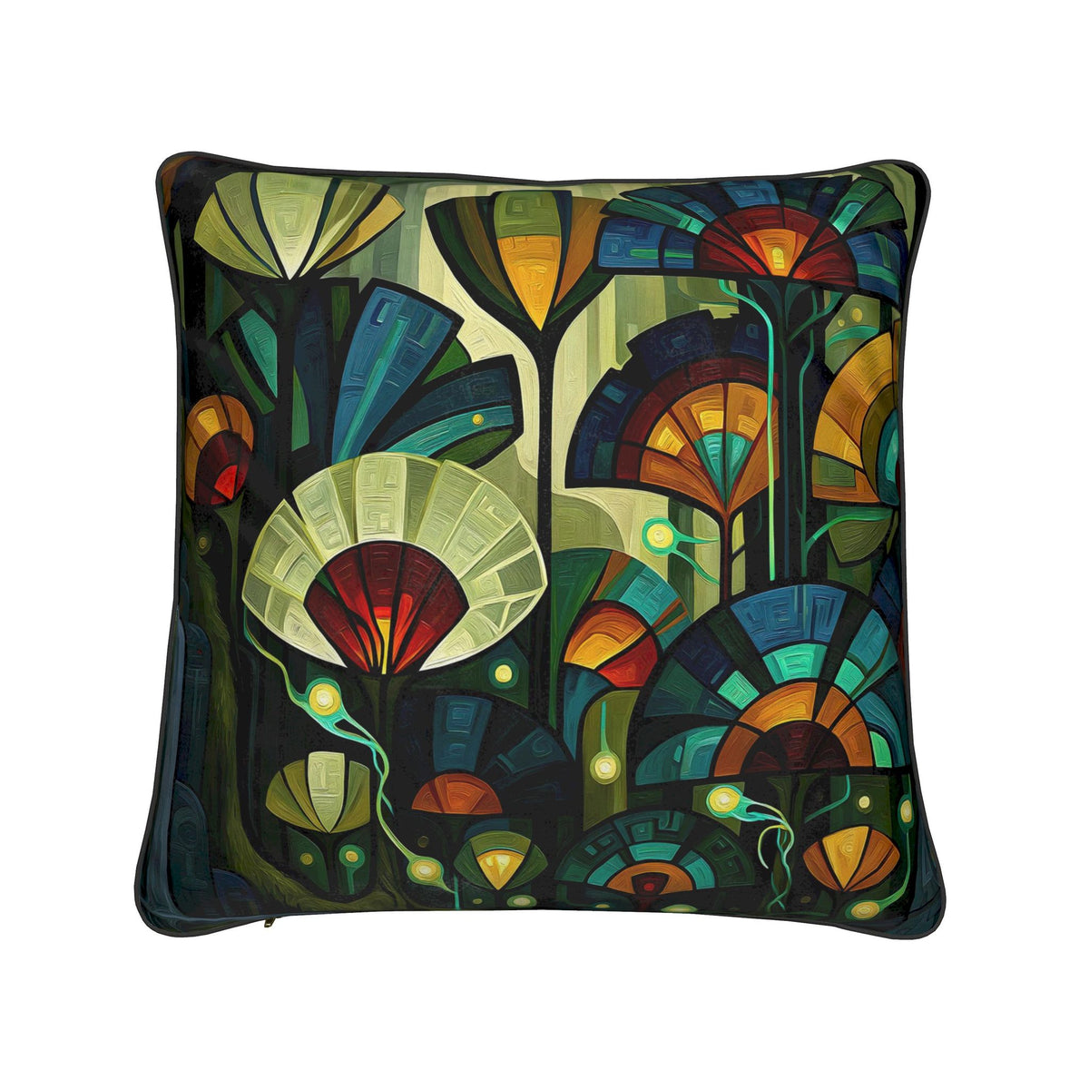 Archive Hummingbird | Machine Rainforest Cushion