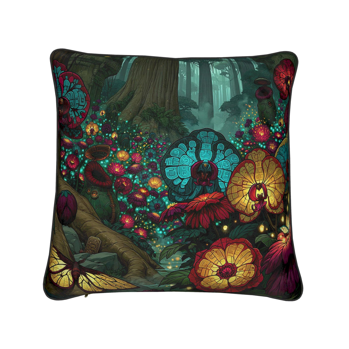 Archive tree Frog  | Machine Rainforest Cushion