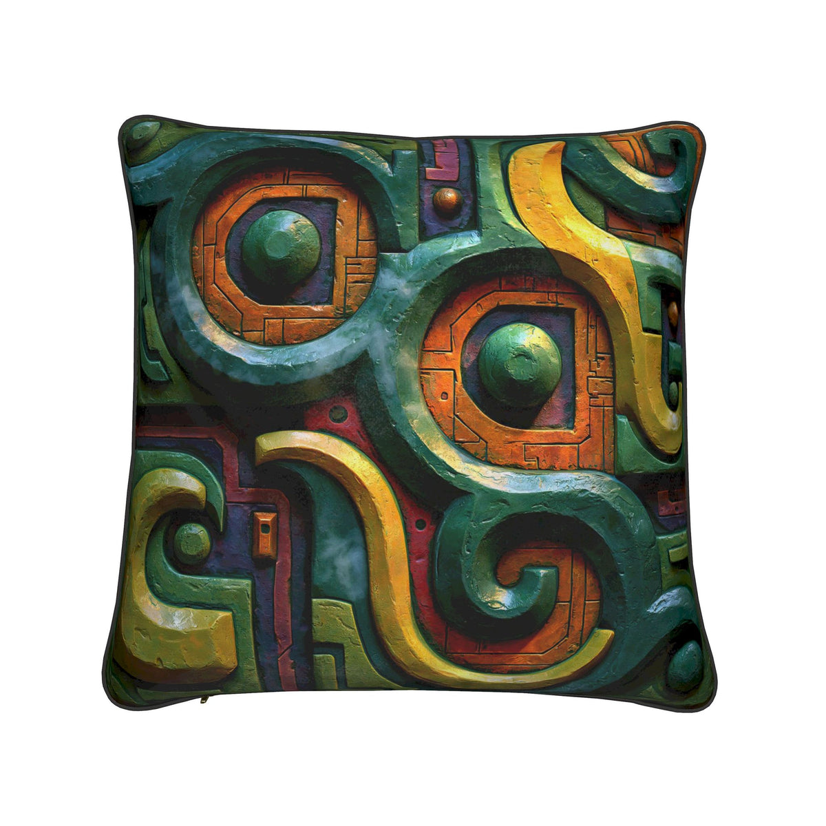Archive Signal Blooms | Machine Rainforest Cushion