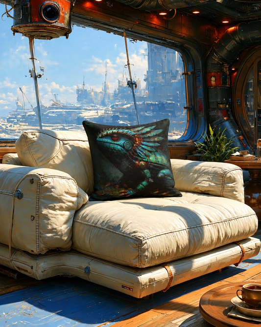 Archive Signal Skink study | Machine Rainforest Cushion