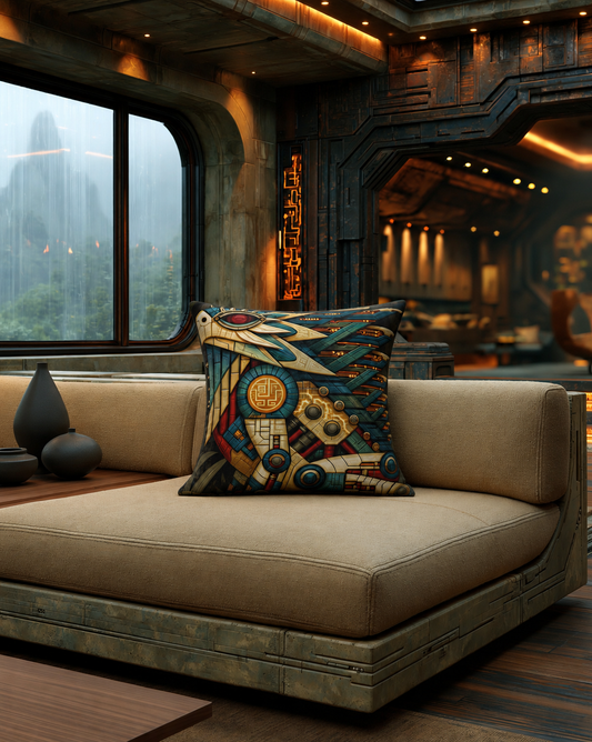 Archive Signal Skinks | Machine Rainforest Cushion