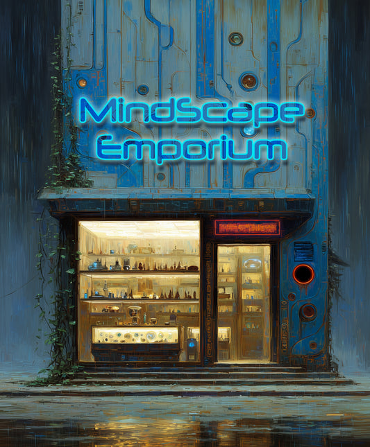 Aegean Sentinel | Futuristic Serpent Wall Art Print