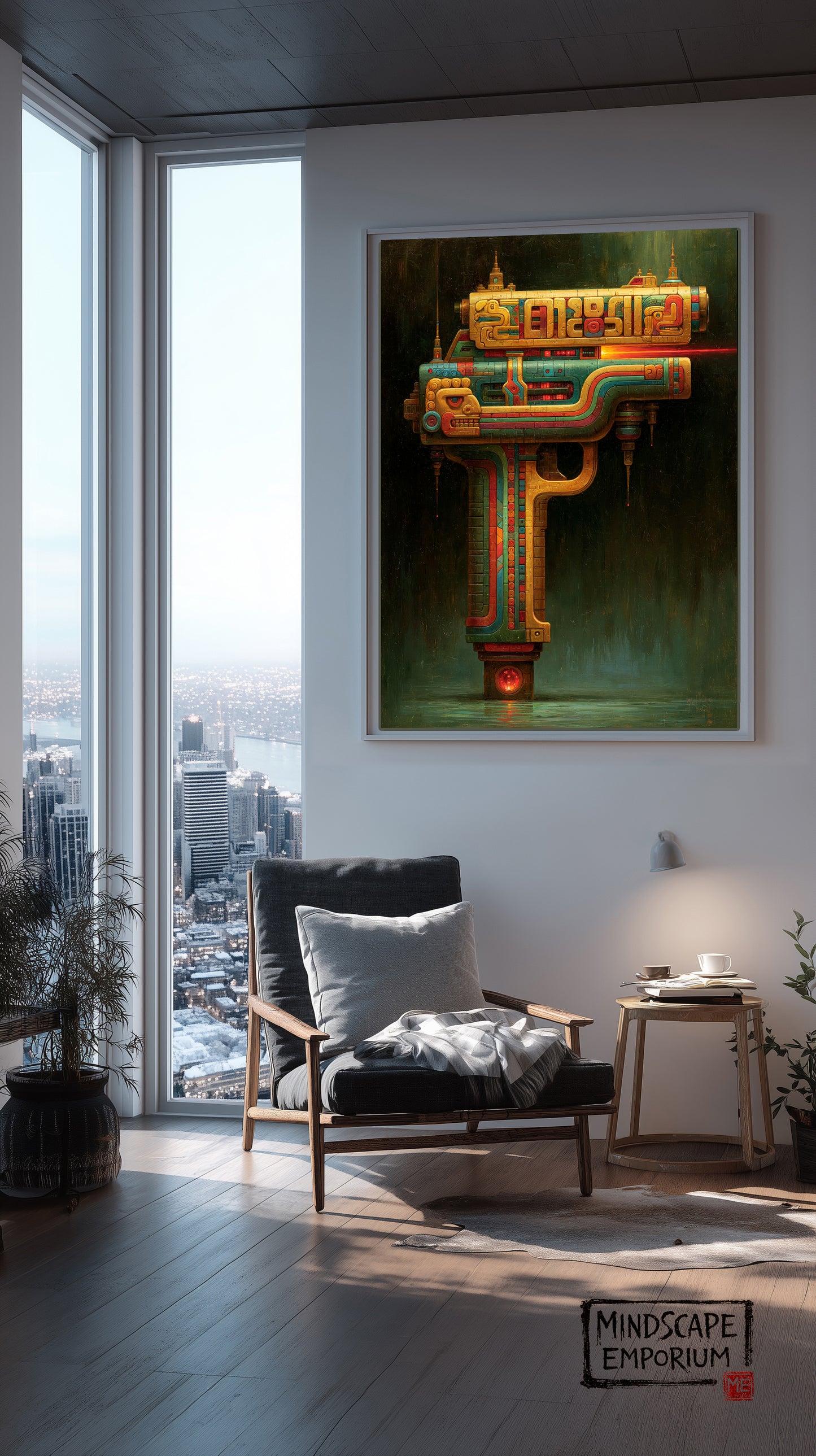 The Mighty Water Pistol of Mightiness | Speculative Relic Artwork