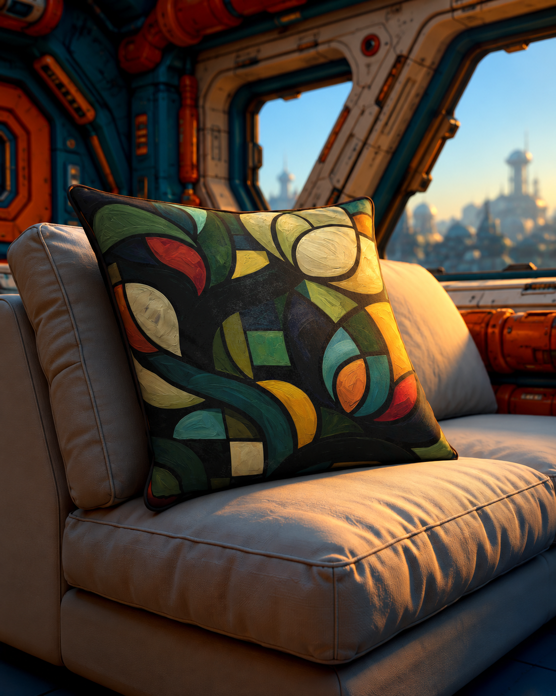 Archive Structure | Machine Rainforest Cushion