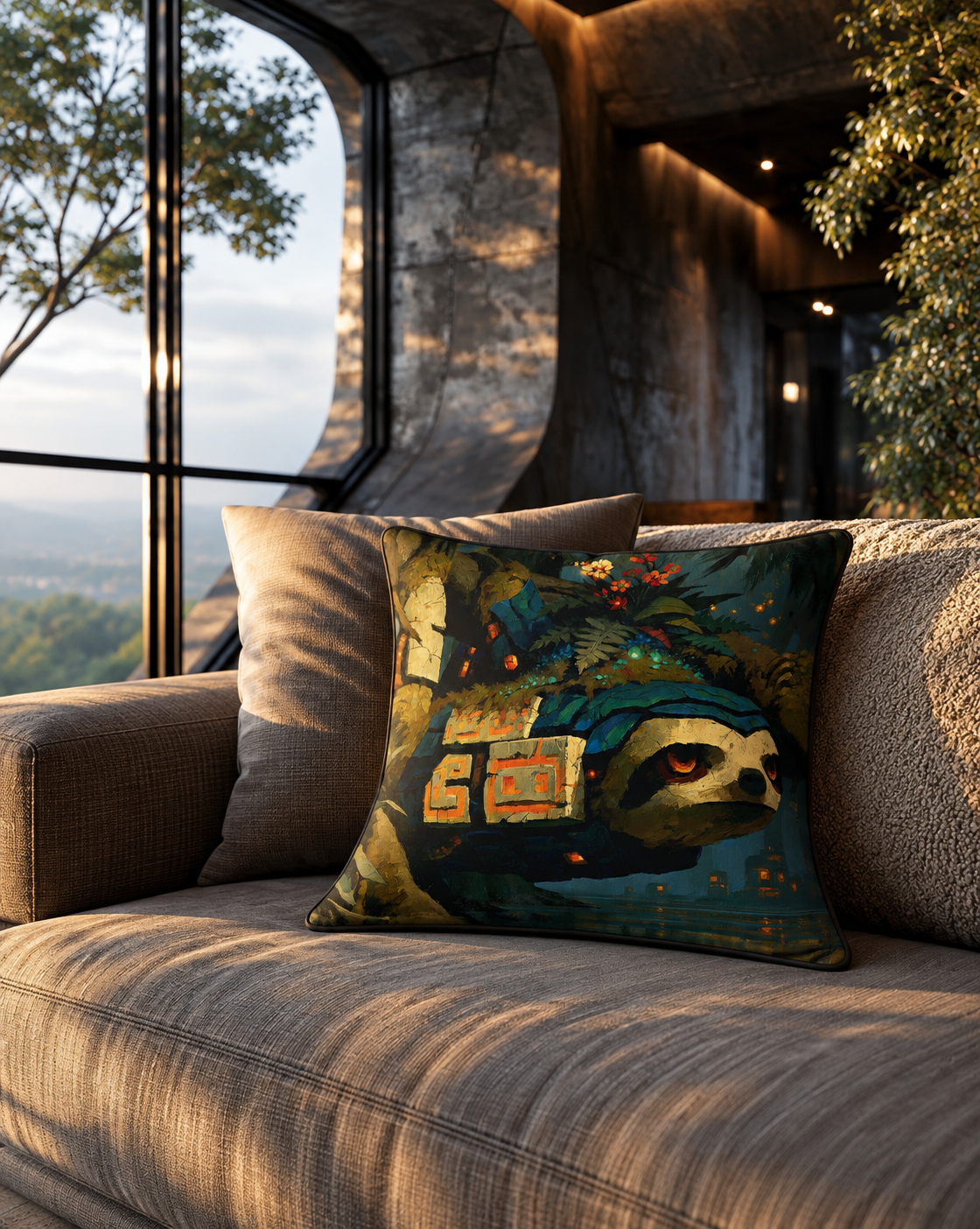 Archive Sloth | Living Memory Cushion