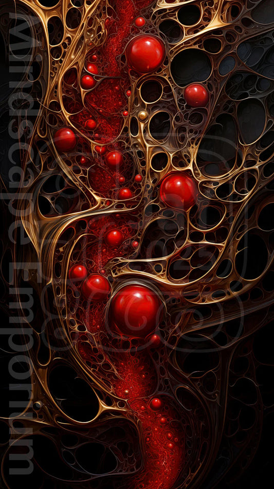 Abstract digital painting art print for home gallery.Surreal art print wall decor for modern office interiors.Cosmic visionary art print – mystical wall