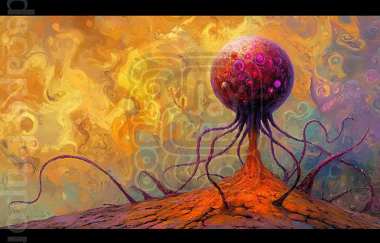 
Dream inspired digital painting art print for home decor