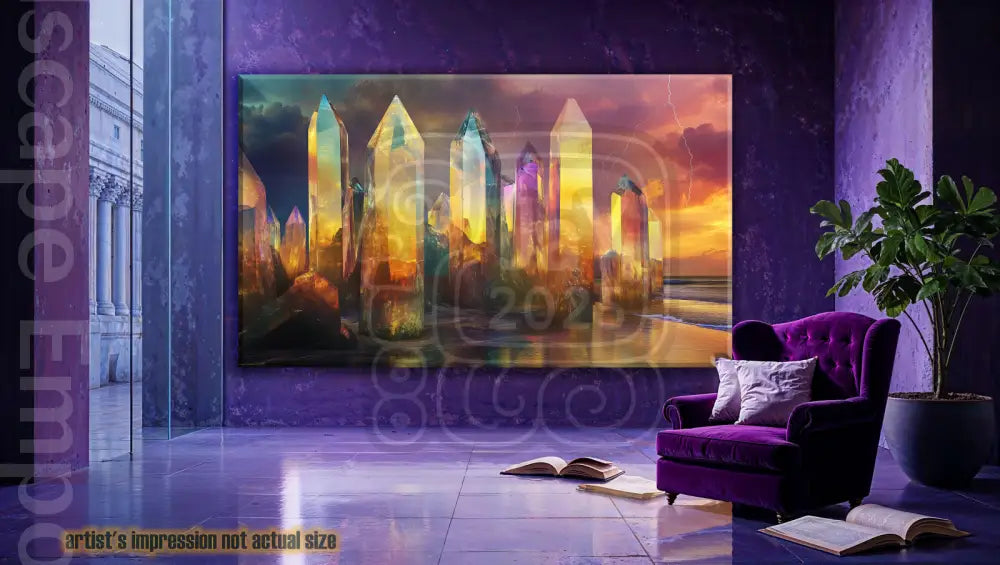 Crystal Coast 70cm x 100cm, 27.6inches x 39.4inches / Print only Giclée