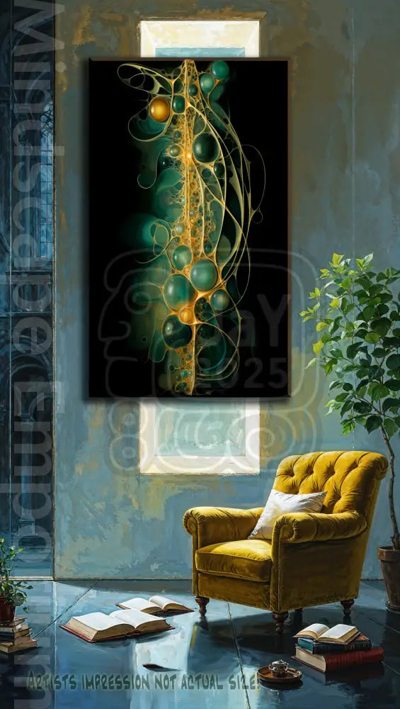Emerald Ascent 70cm x 100cm, 27.6inches x 39.4inches / Print only Giclée