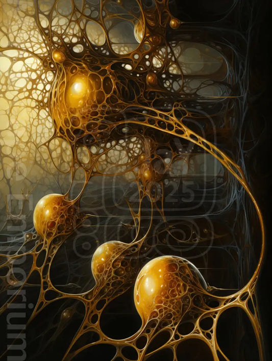Fantasy cosmic landscape giclee wall art surreal alien world art print