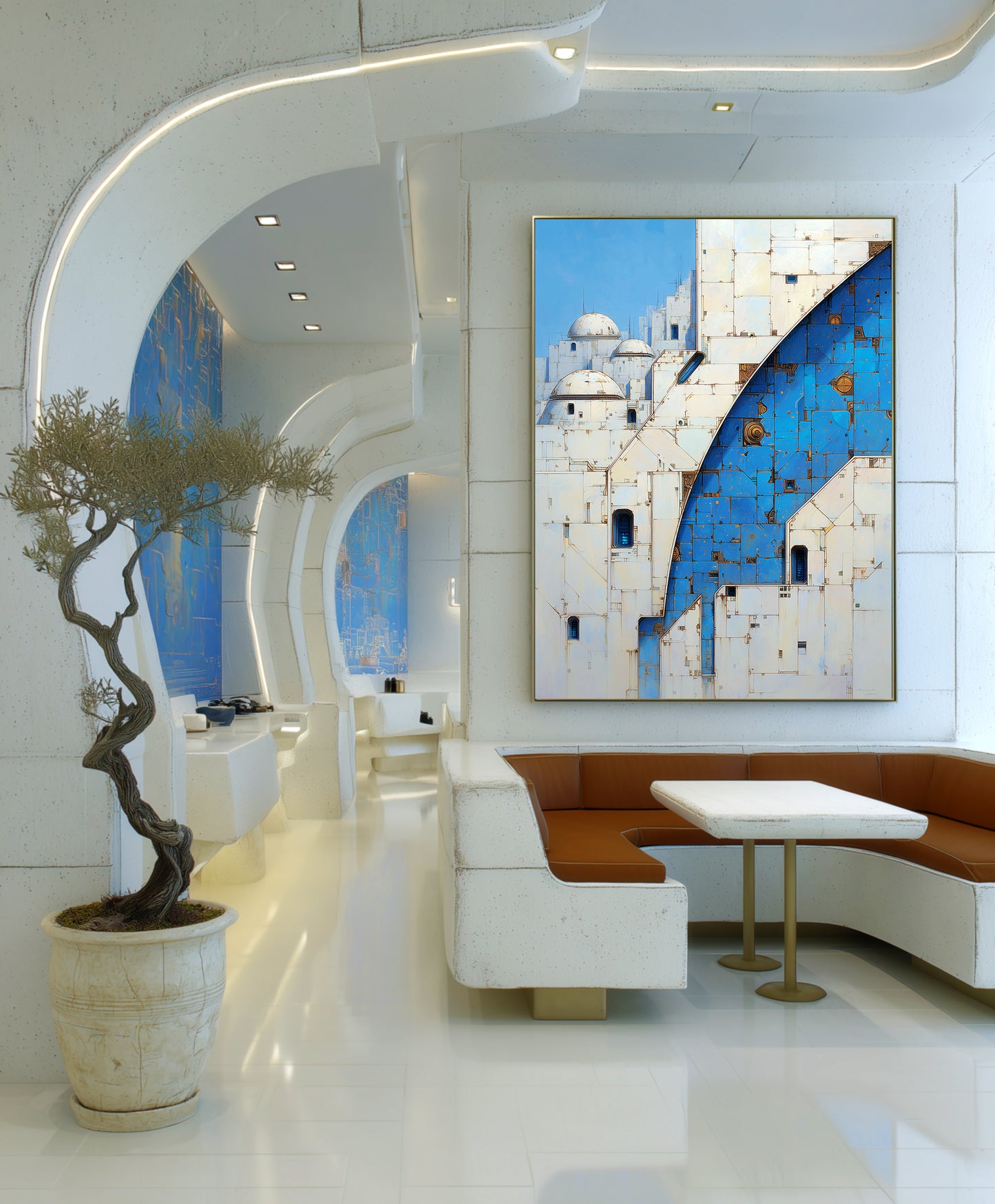 Aegean Interface | White City- Blue Core