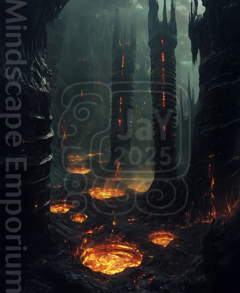 
Futuristic visionary wall art print for loft or apartment