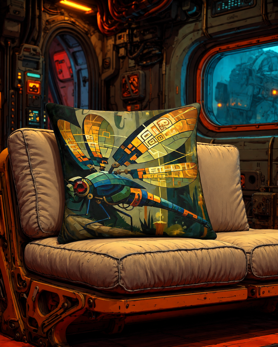 Archive Glyphwings | Machine Rainforest Cushion