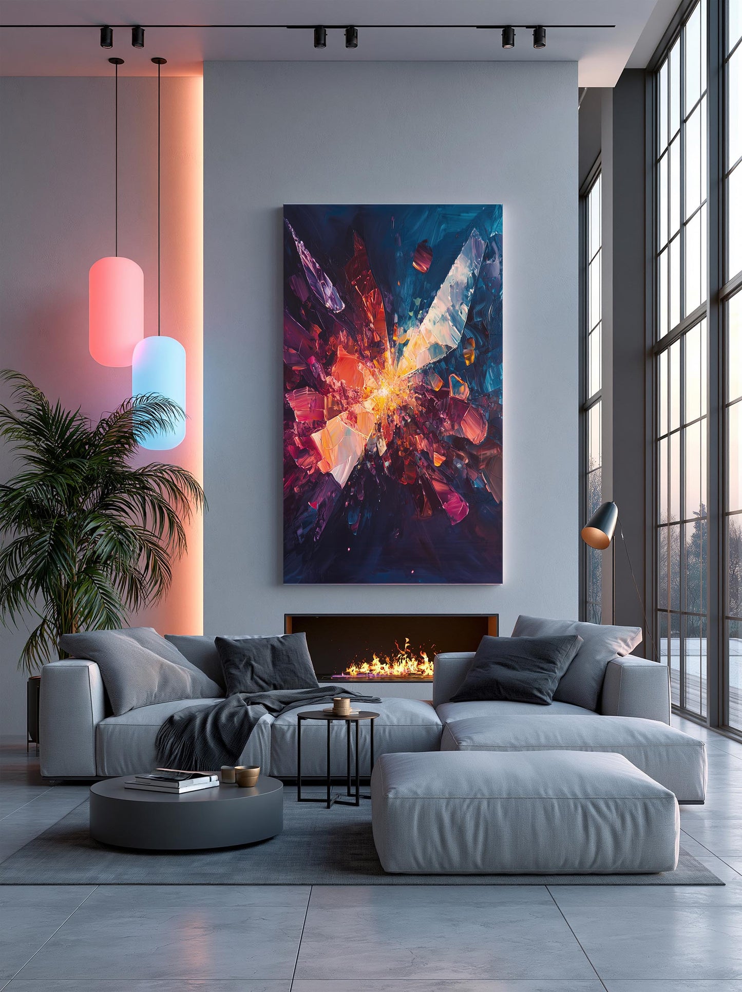 Shattered MidNight Sunset