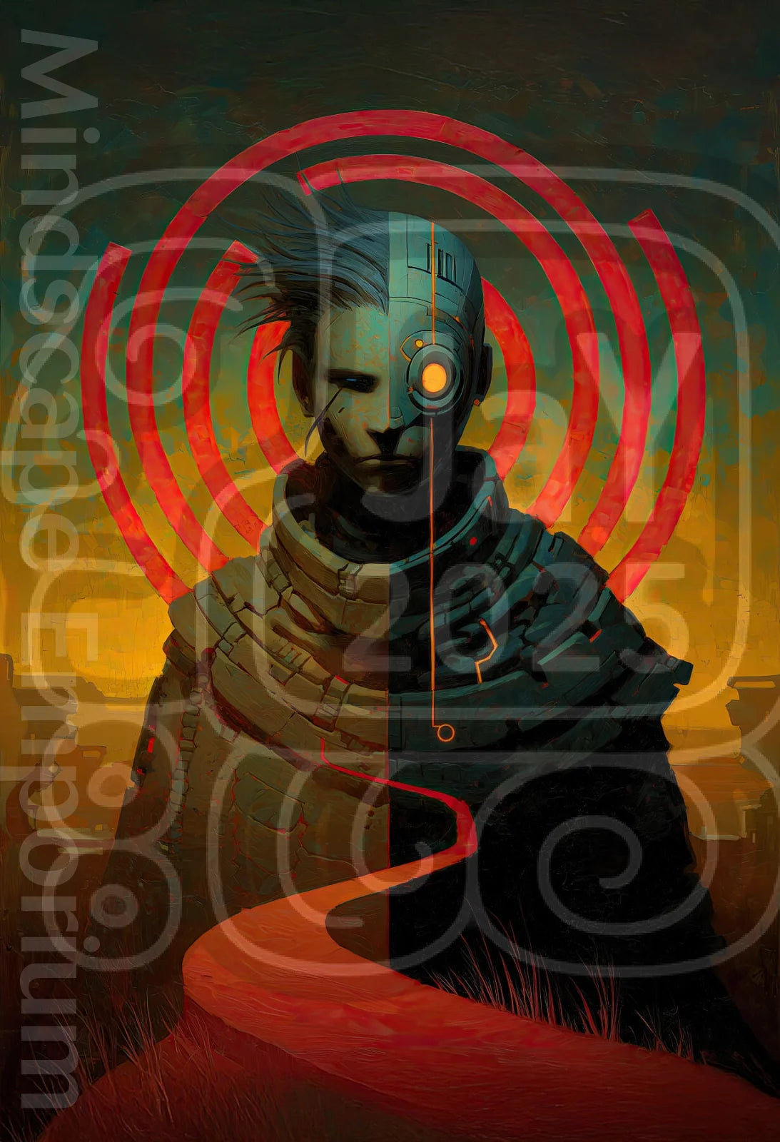 Original digital painting – unique art print wall decoration