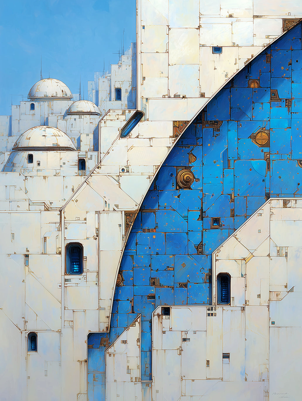 Aegean Interface | White City- Blue Core